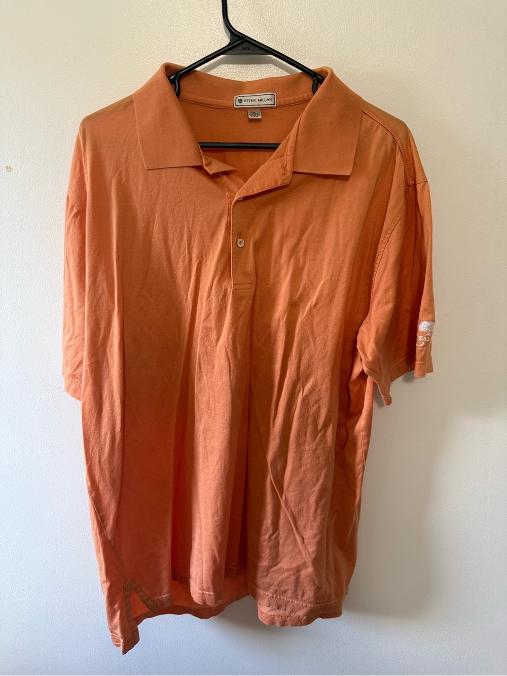Peter Millar Men's Rust Orange Polo Shirt